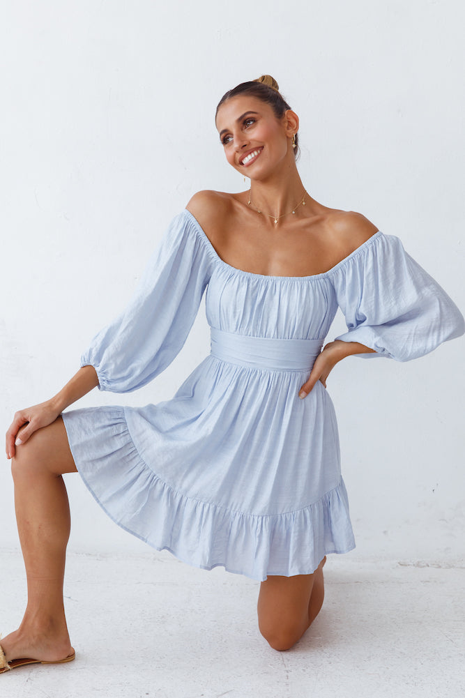 Moonstone Dress Blue-Seaa Fashion