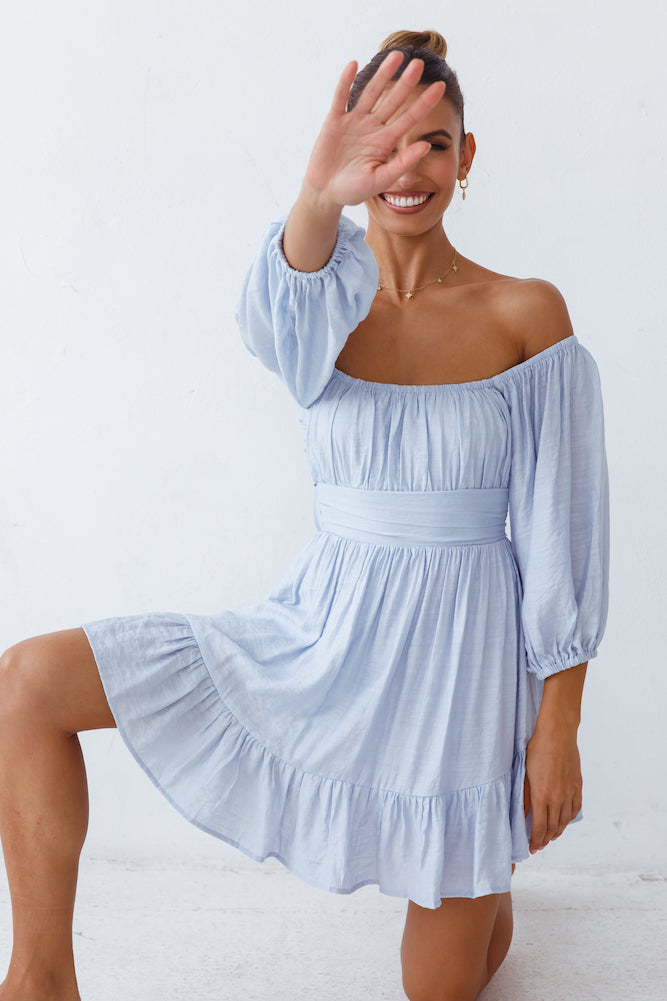 Moonstone Dress Blue-Seaa Fashion