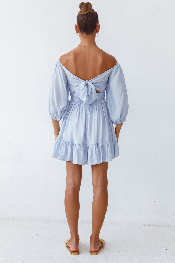 Moonstone Dress Blue-Seaa Fashion
