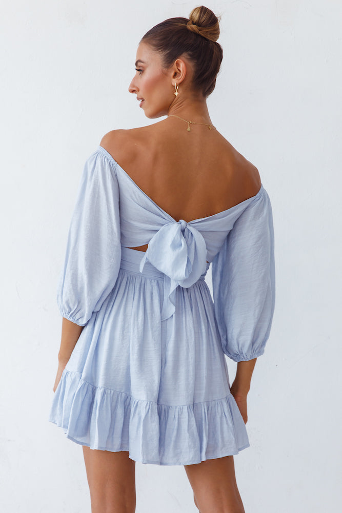 Moonstone Dress Blue-Seaa Fashion