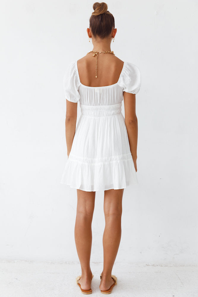 Wondering Dress White-Seaa Fashion
