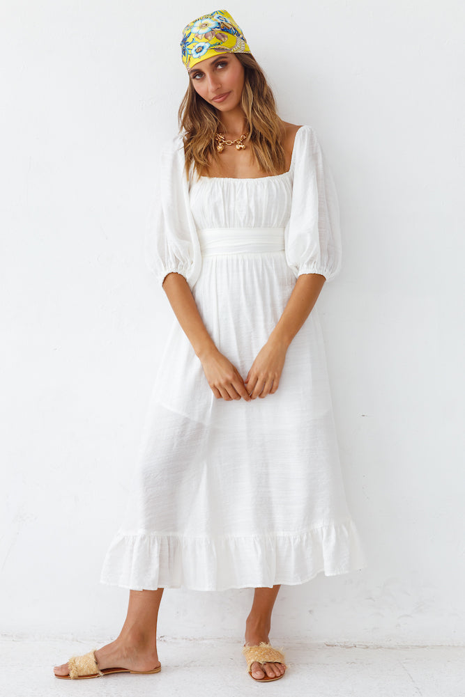 Eternal Dreaming Maxi Dress White-Seaa Fashion