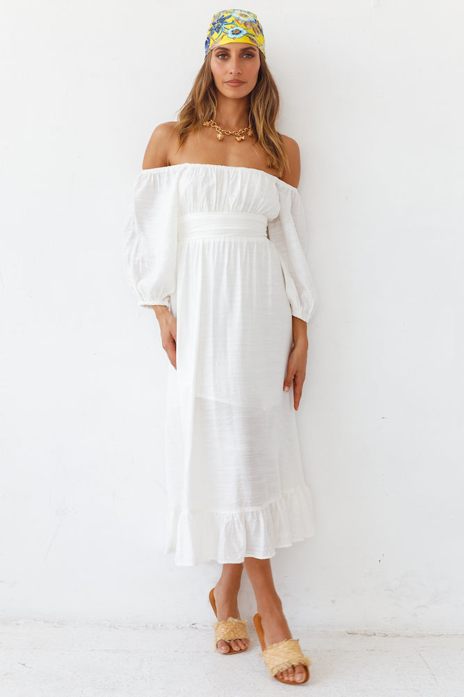 Eternal Dreaming Maxi Dress White-Seaa Fashion