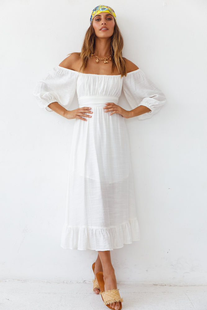 Eternal Dreaming Maxi Dress White-Seaa Fashion