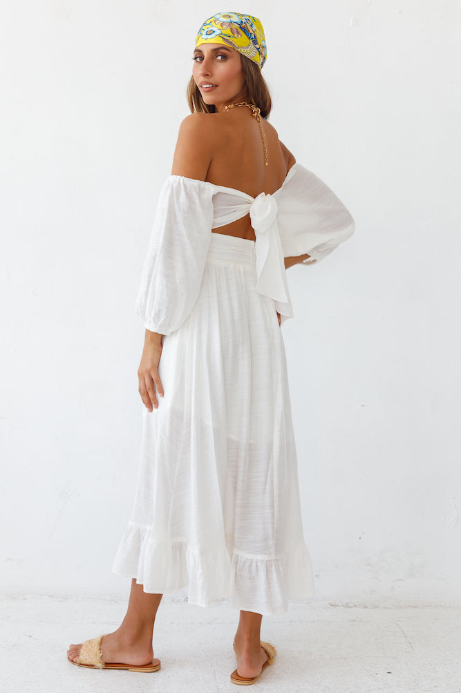Eternal Dreaming Maxi Dress White-Seaa Fashion