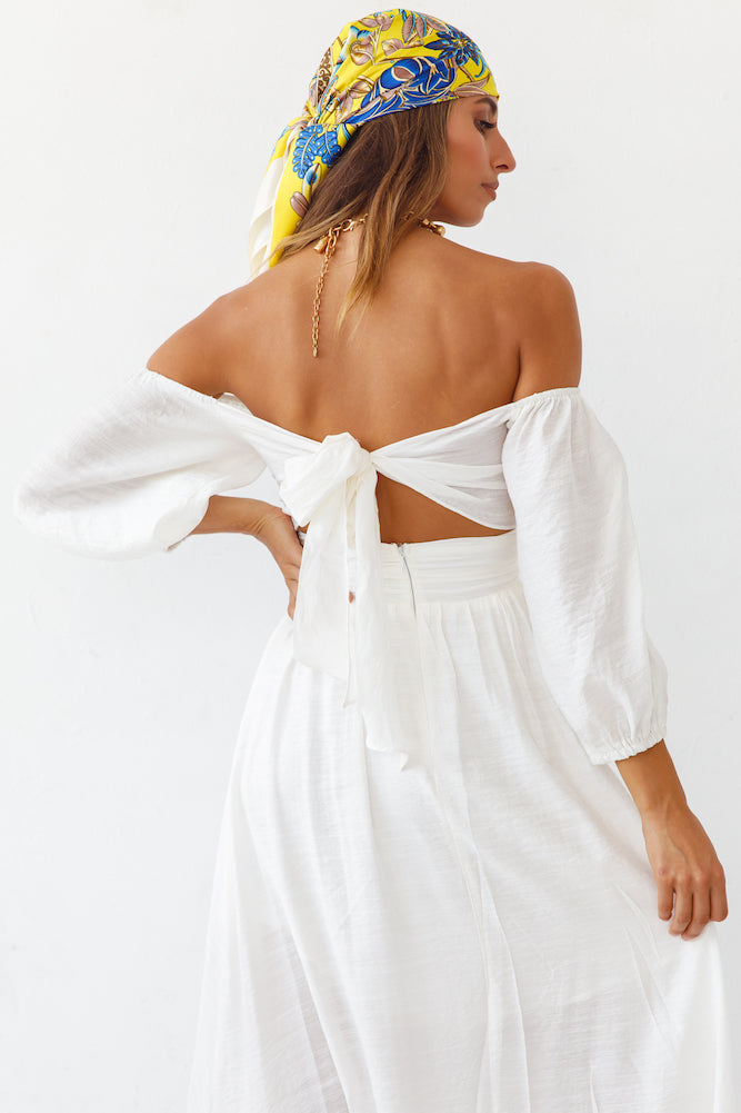 Eternal Dreaming Maxi Dress White-Seaa Fashion