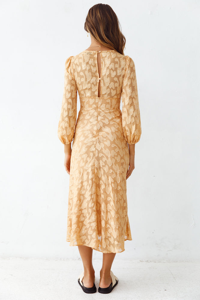 Alternative Plans Maxi Dress Tan-Seaa Fashion