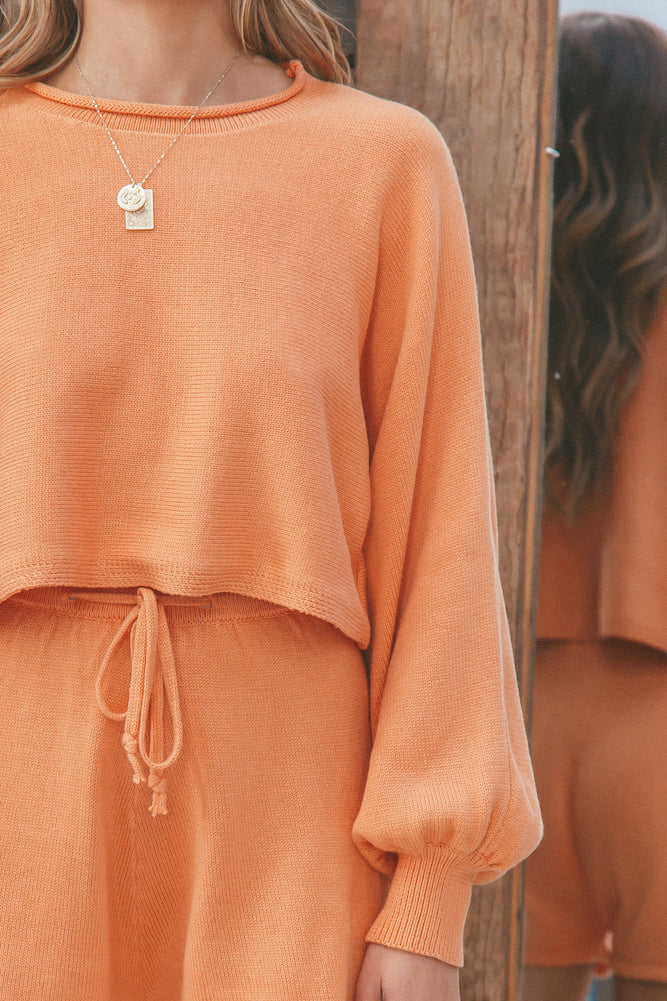 Flight Mode Knit Orange-Seaa Fashion