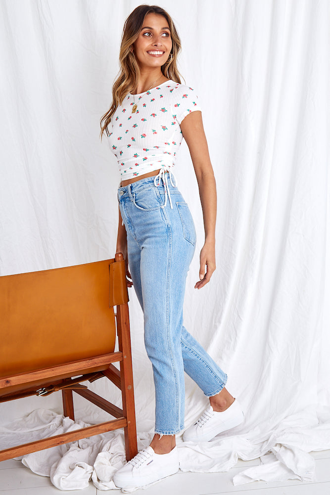 Rose Garden Crop Tee-Seaa Fashion