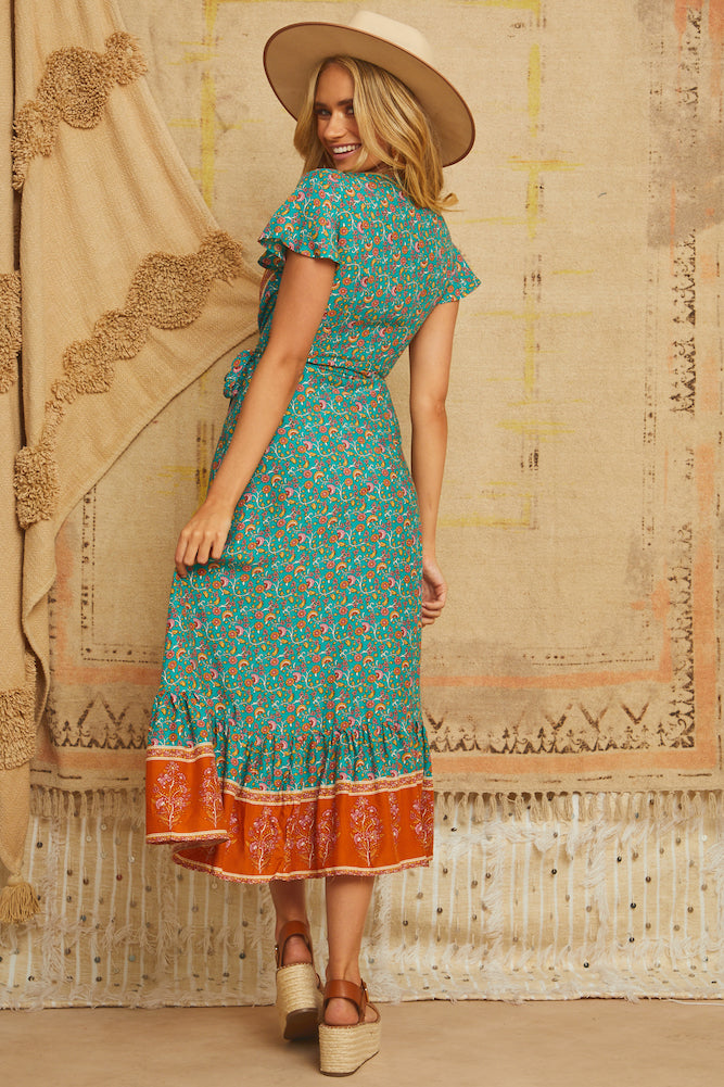 Wyncreek Midi Dress Jade-Seaa Fashion