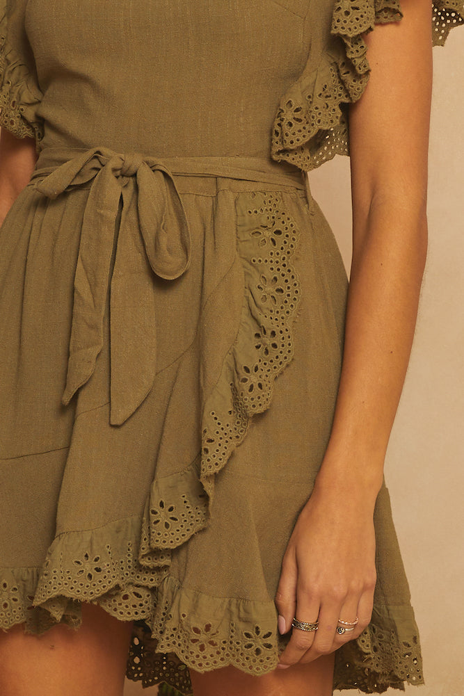 New Hampshire Dress Khaki-Seaa Fashion