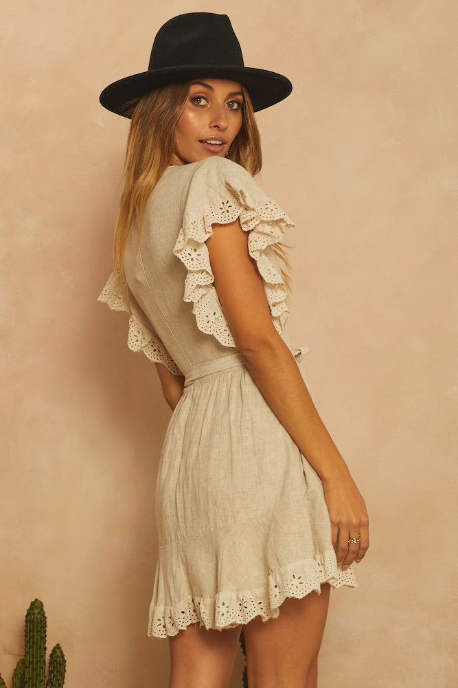 New Hampshire Dress Beige-Seaa Fashion