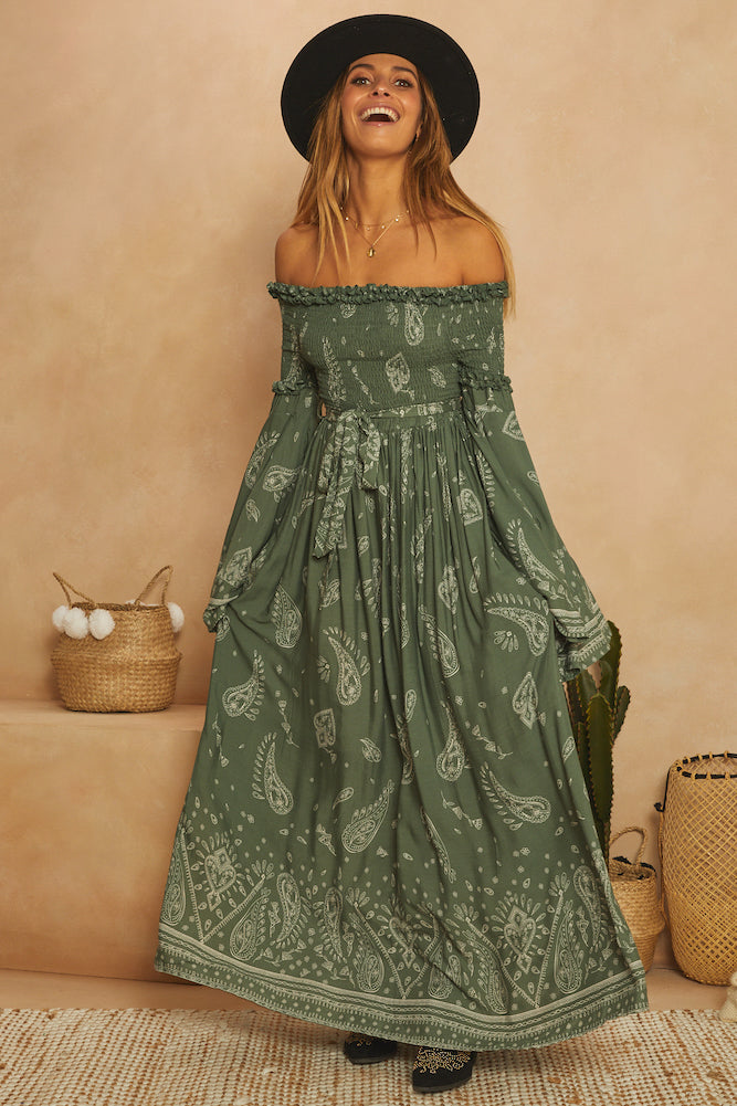 All Around The World Maxi Dress-Seaa Fashion