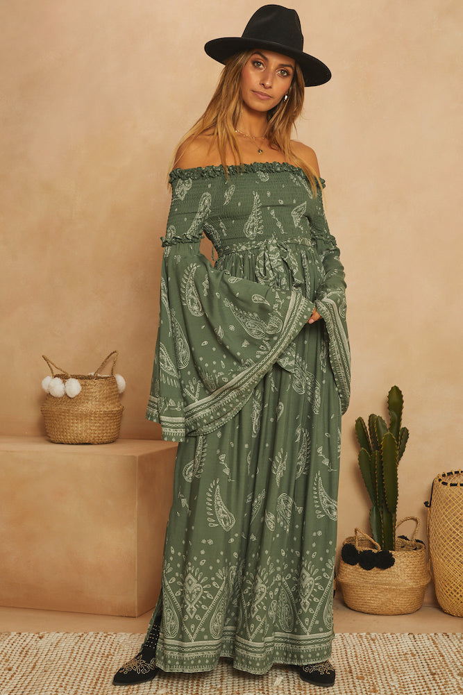 All Around The World Maxi Dress-Seaa Fashion
