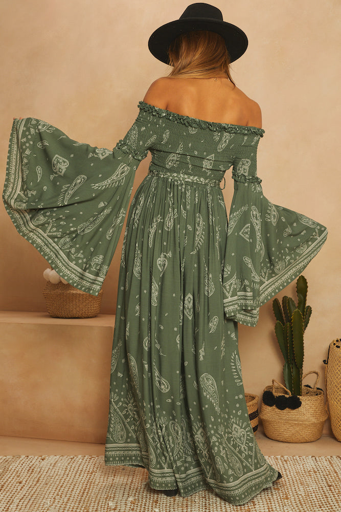 All Around The World Maxi Dress-Seaa Fashion