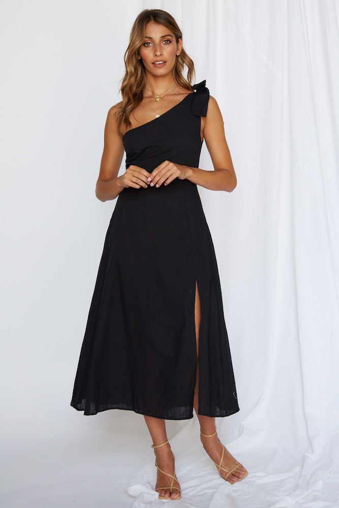 Carla Midi Dress Black-Seaa Fashion