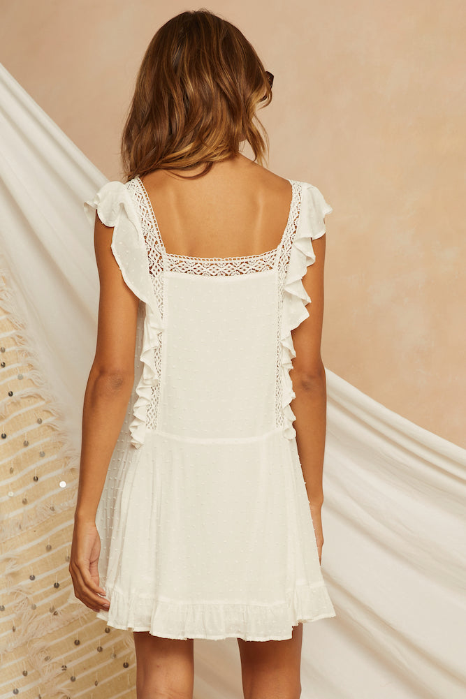 Chestnut Dress White-Seaa Fashion