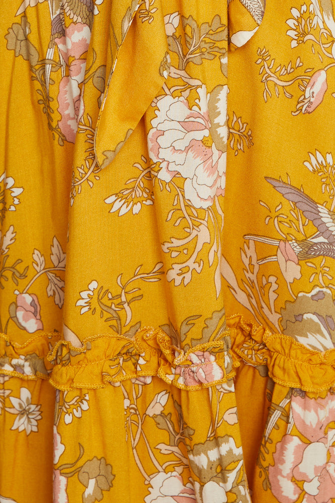 Aquila Dress Mustard-Seaa Fashion