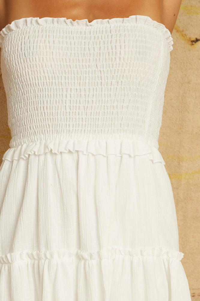 Bonac Dress White-Seaa Fashion