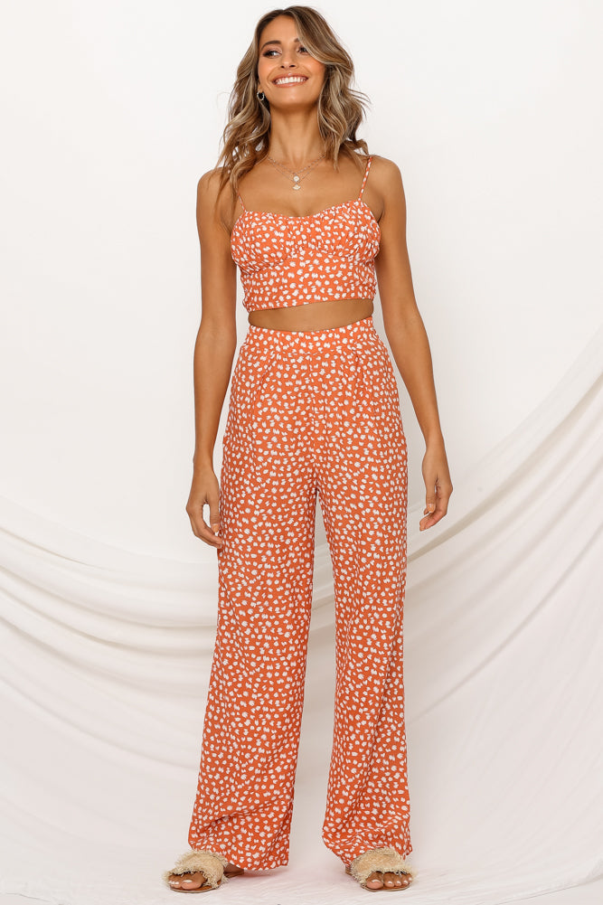 Vertigo Crop Top Orange-Seaa Fashion