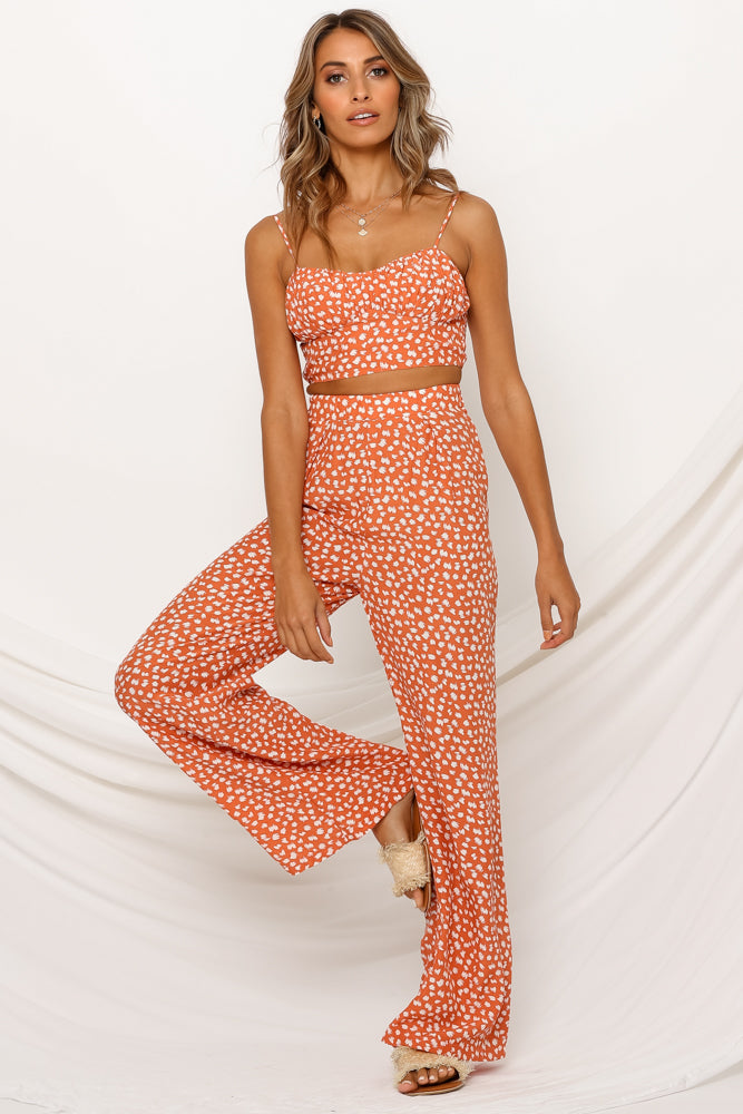Vertigo Pants Orange-Seaa Fashion