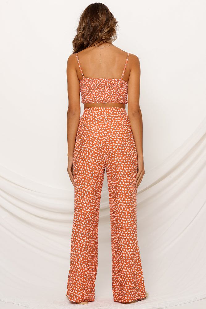 Vertigo Crop Top Orange-Seaa Fashion