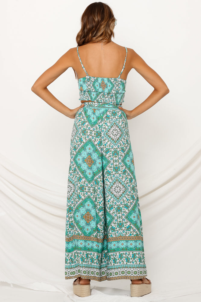 Addicted To Joy Pants Aqua-Seaa Fashion