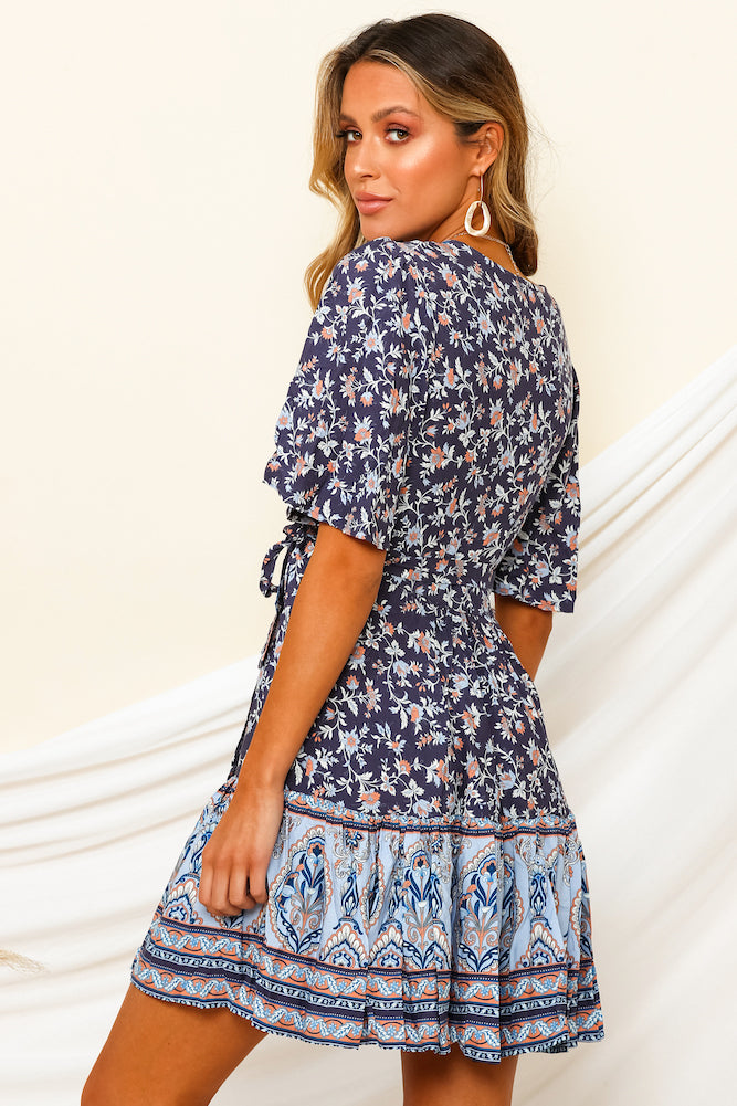 Words Of Wisdom Dress Purple-Seaa Fashion