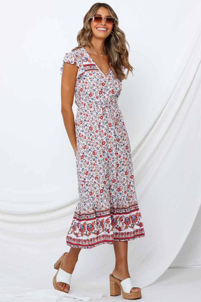 Aurora Midi Dress-Seaa Fashion