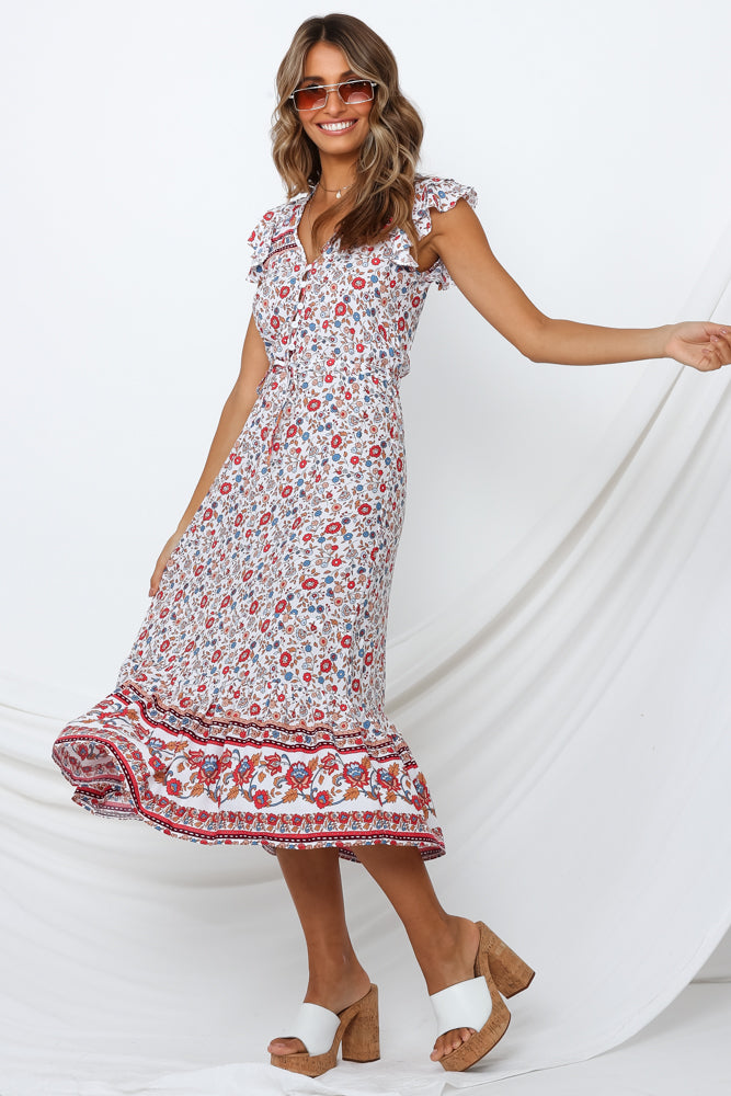 Aurora Midi Dress-Seaa Fashion