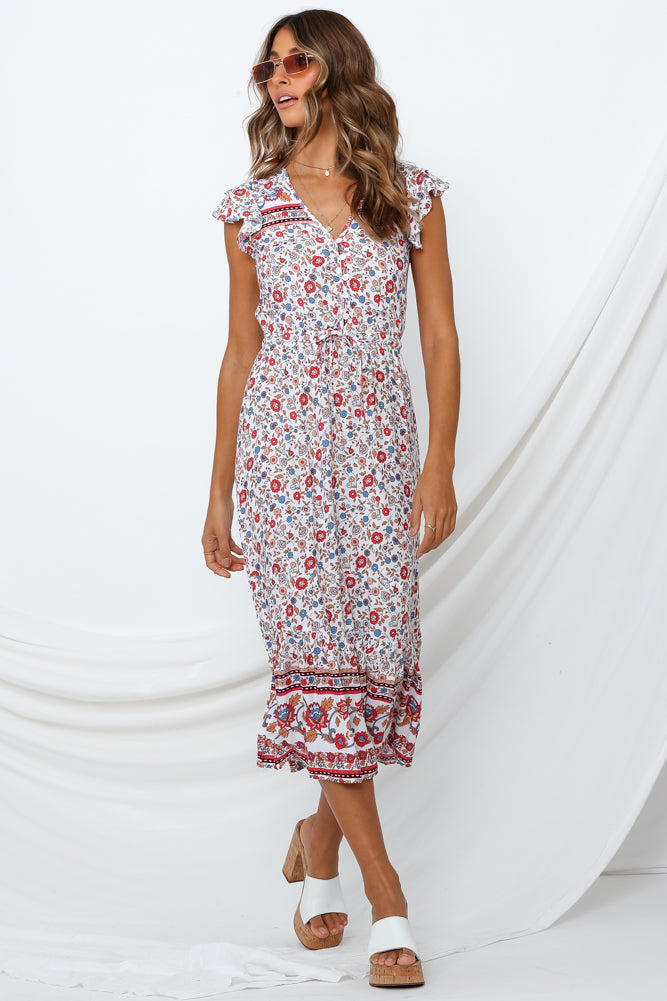 Aurora Midi Dress-Seaa Fashion