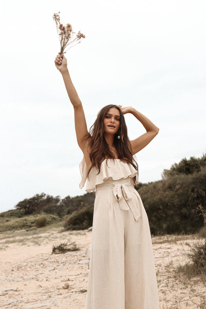 Night Habit Jumpsuit Natural-Seaa Fashion