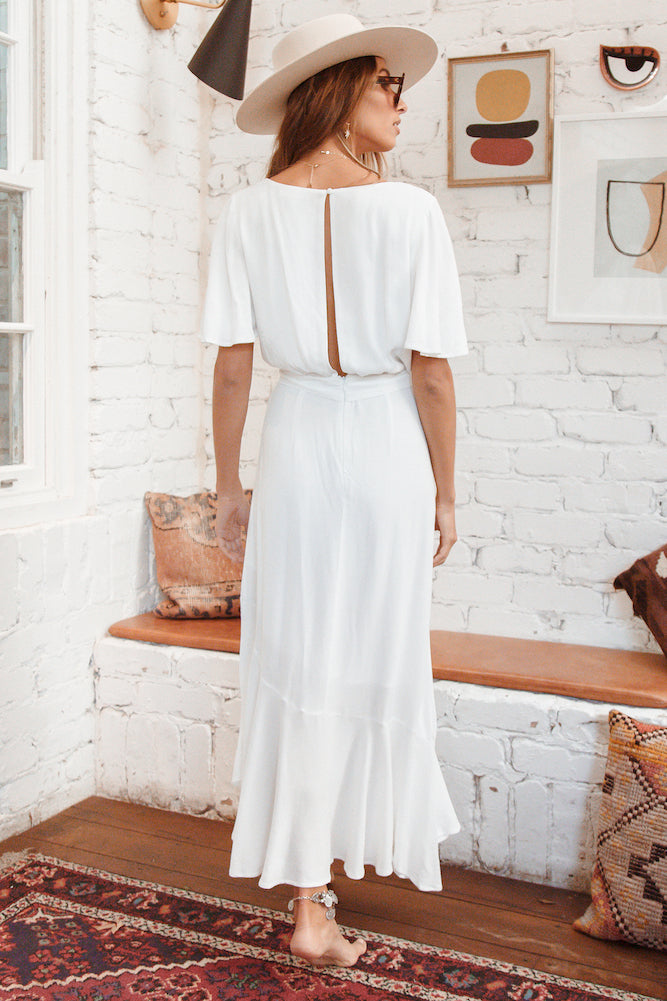 Still Water Maxi Dress White-Seaa Fashion