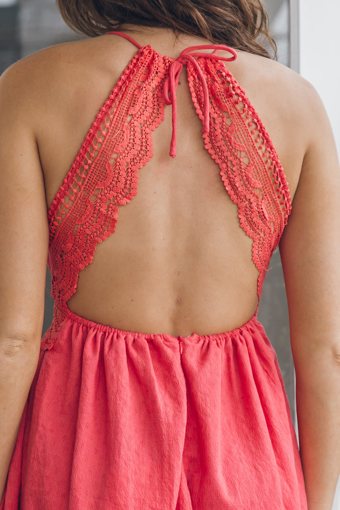 Zippy Dress Red--TO HM-Seaa Fashion