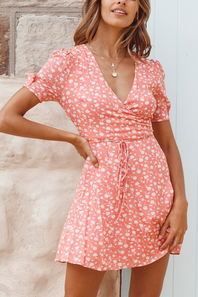 Cherry Pop Dress Blush-Seaa Fashion