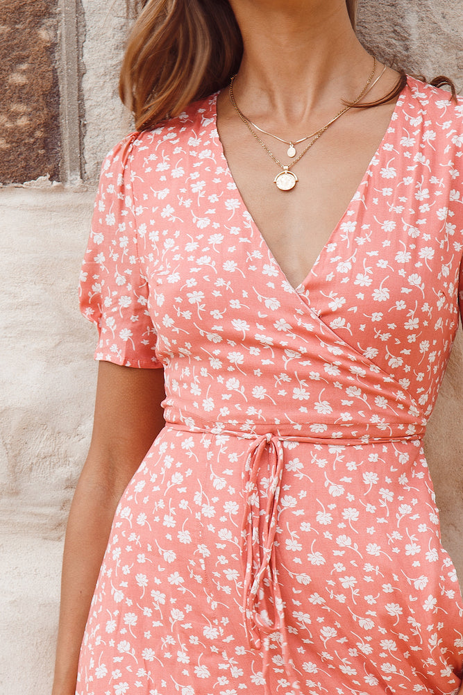 Cherry Pop Dress Blush-Seaa Fashion