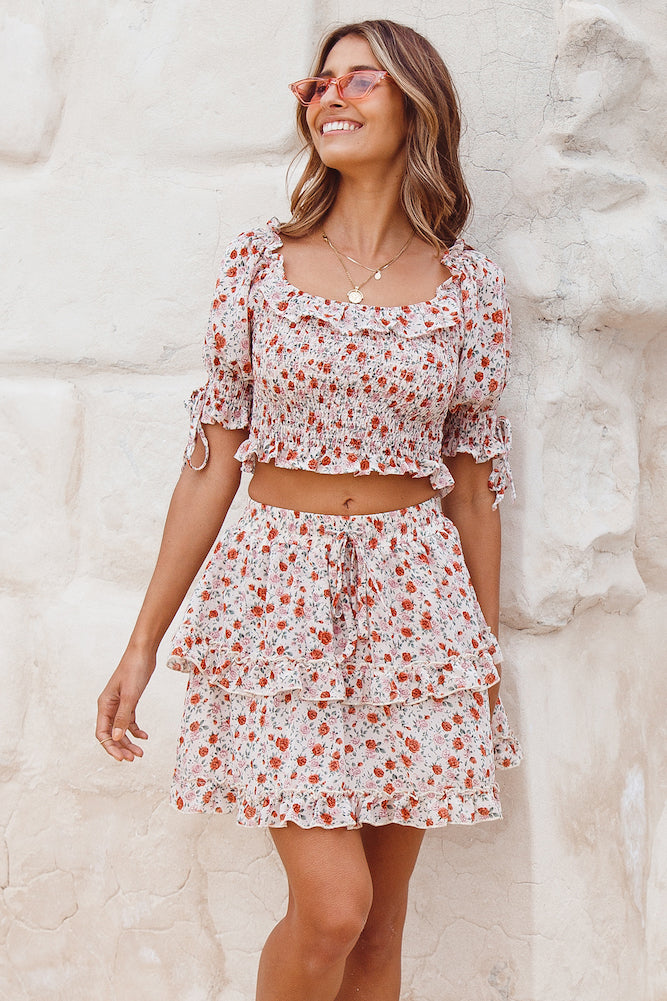 In The Garden Mini Skirt-Seaa Fashion