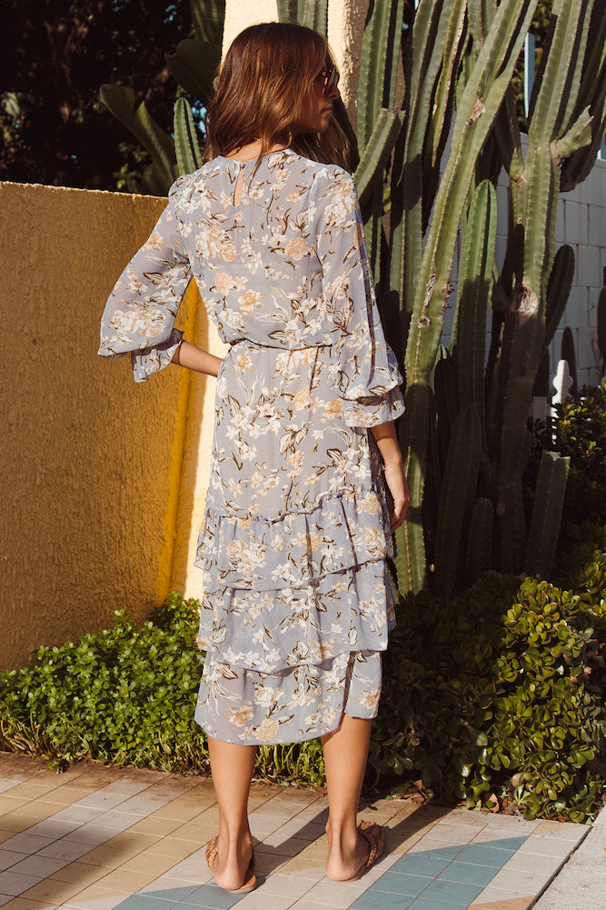 Summer Fling Midi Dress Grey-Seaa Fashion