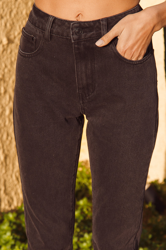 Awakening Jeans Black Denim-Seaa Fashion