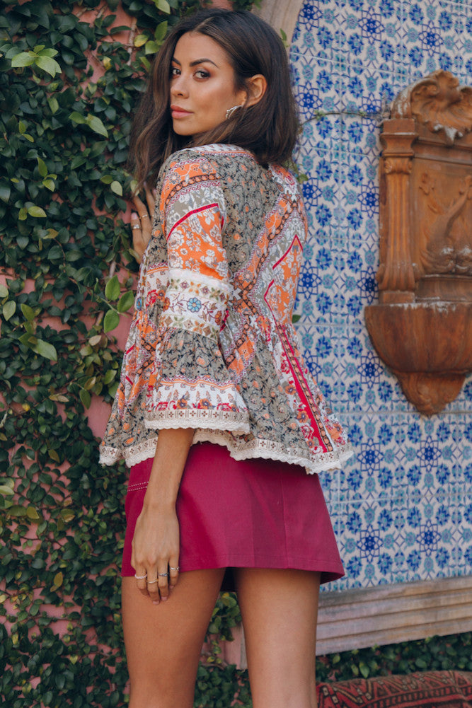 Genesis Skirt Red-Seaa Fashion