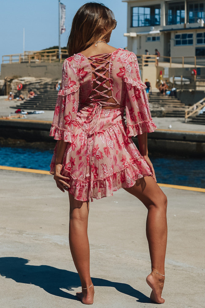 Azealia Dress Pink-Seaa Fashion