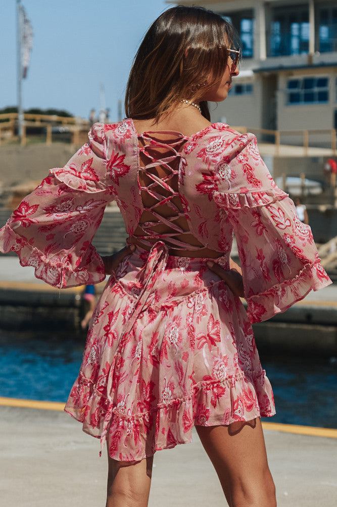 Azealia Dress Pink-Seaa Fashion