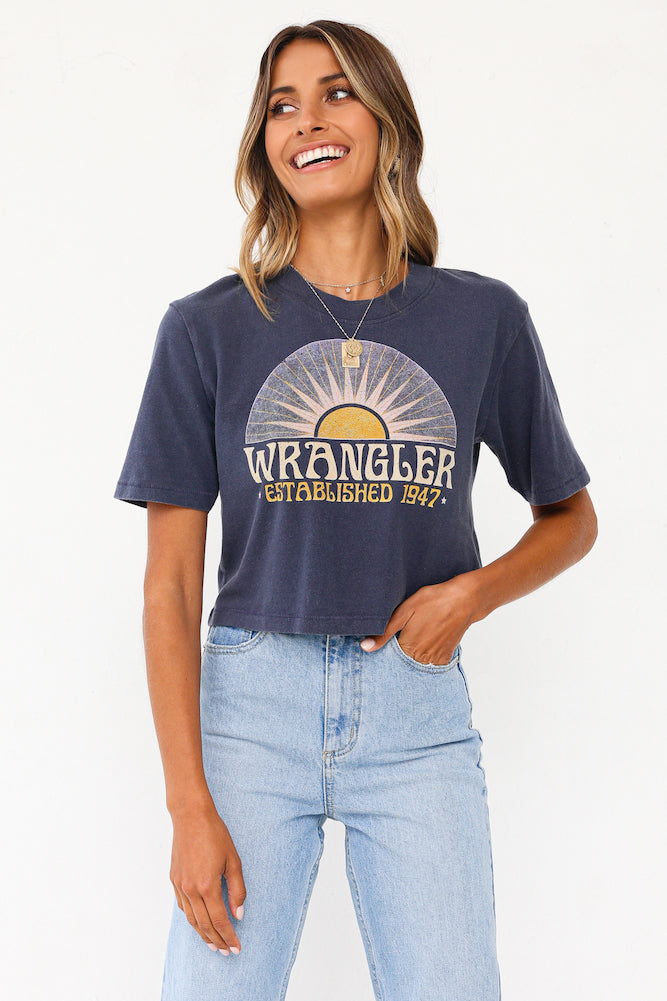 WRANGLER Equinox Crop Tee-Seaa Fashion