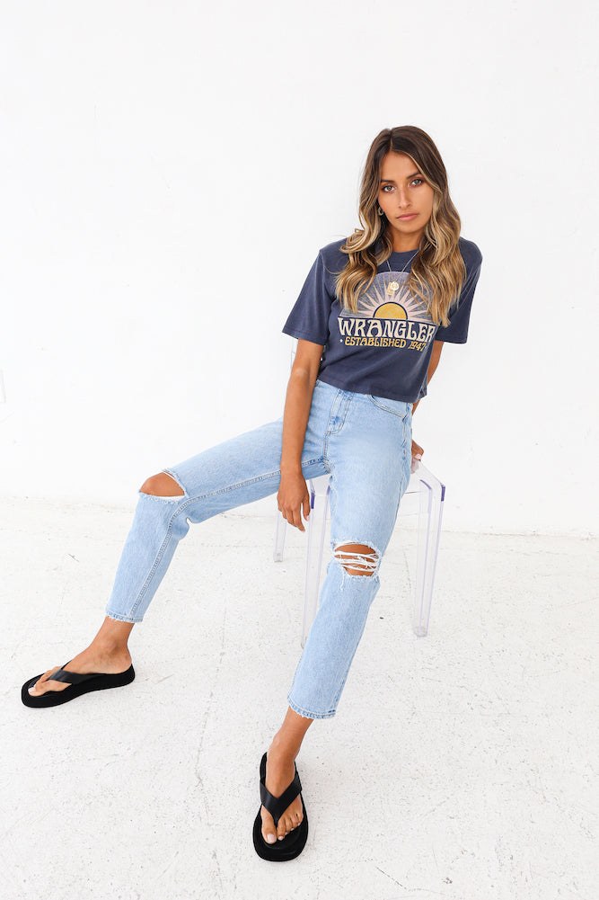 WRANGLER Equinox Crop Tee-Seaa Fashion