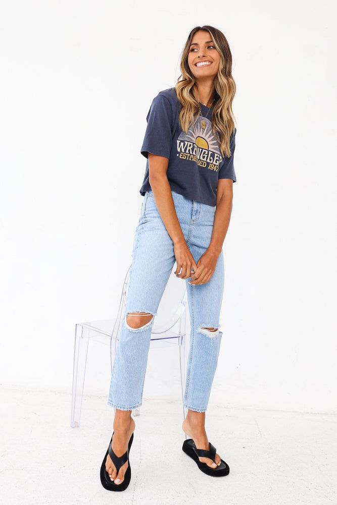 WRANGLER Equinox Crop Tee-Seaa Fashion