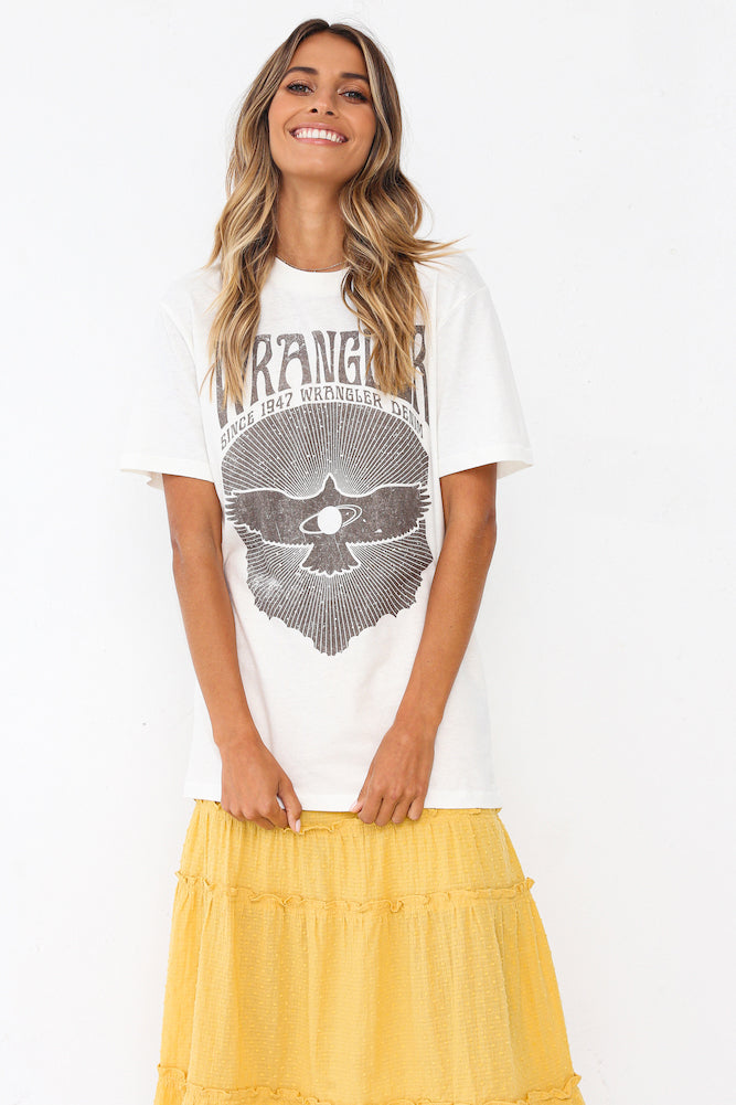 WRANGLER All Sparks SS Tee-Seaa Fashion