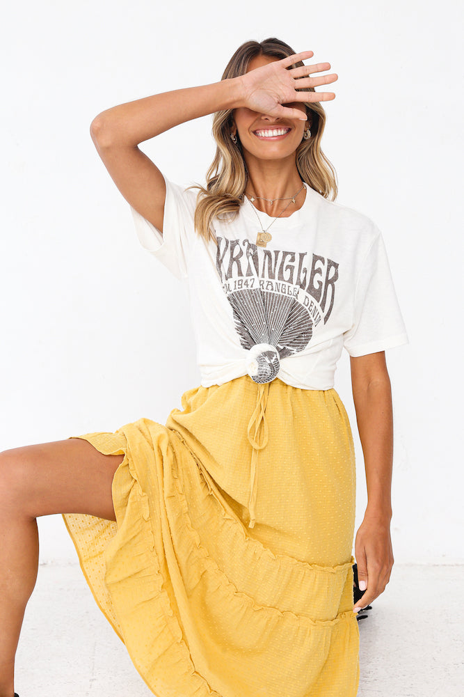 WRANGLER All Sparks SS Tee-Seaa Fashion