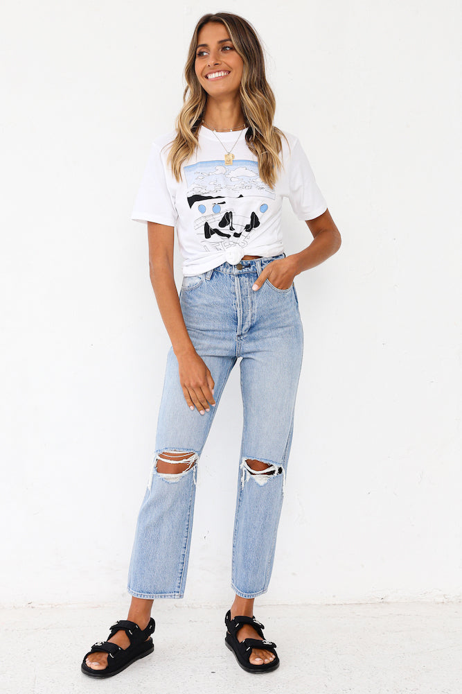 WRANGLER Lita Jeans Rebellion Blue-Seaa Fashion