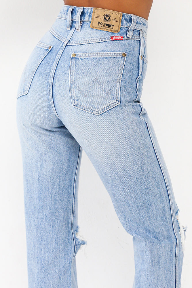 WRANGLER Lita Jeans Rebellion Blue-Seaa Fashion