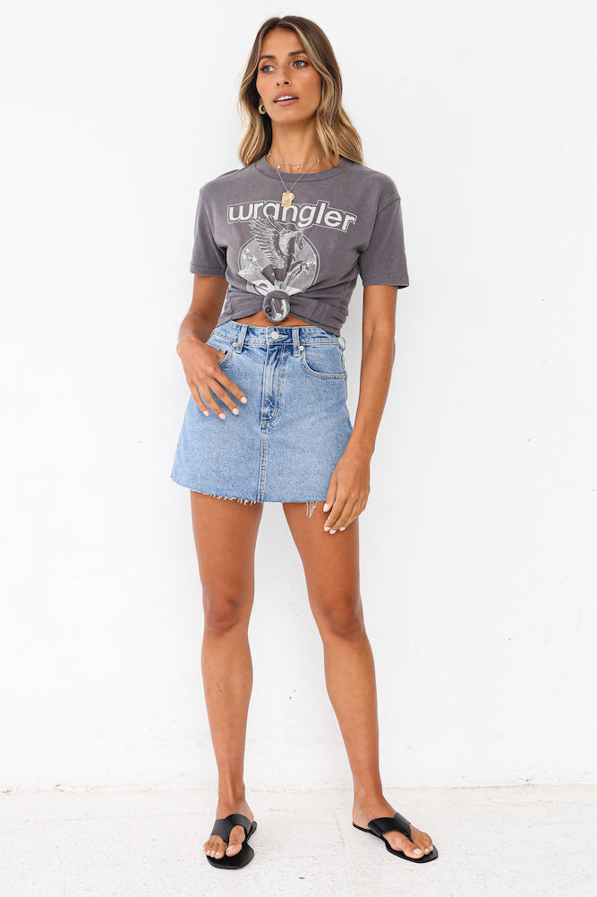 LEE Lola Skirt Blue-Seaa Fashion